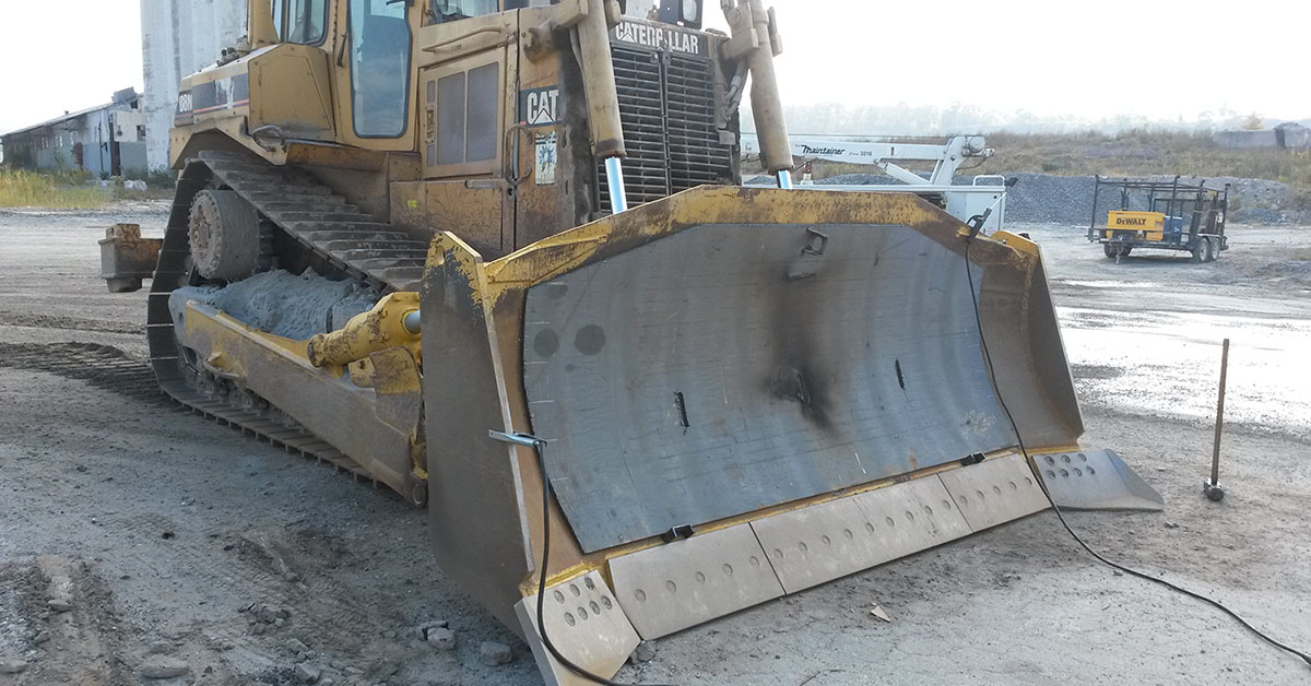 Cat D9 Dozer Welding - Hudson Valley Welding